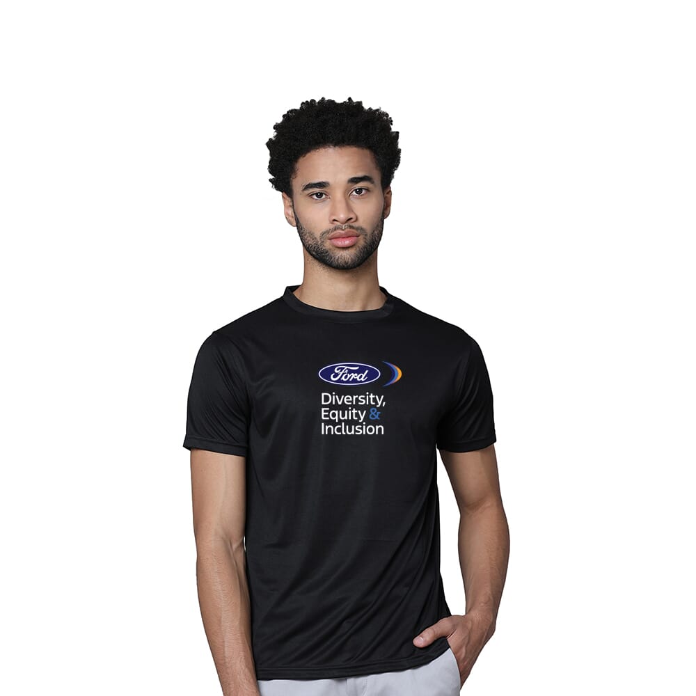 GB Dry Fit Diversity Unisex Round Neck T-shirt T-shirt - Black